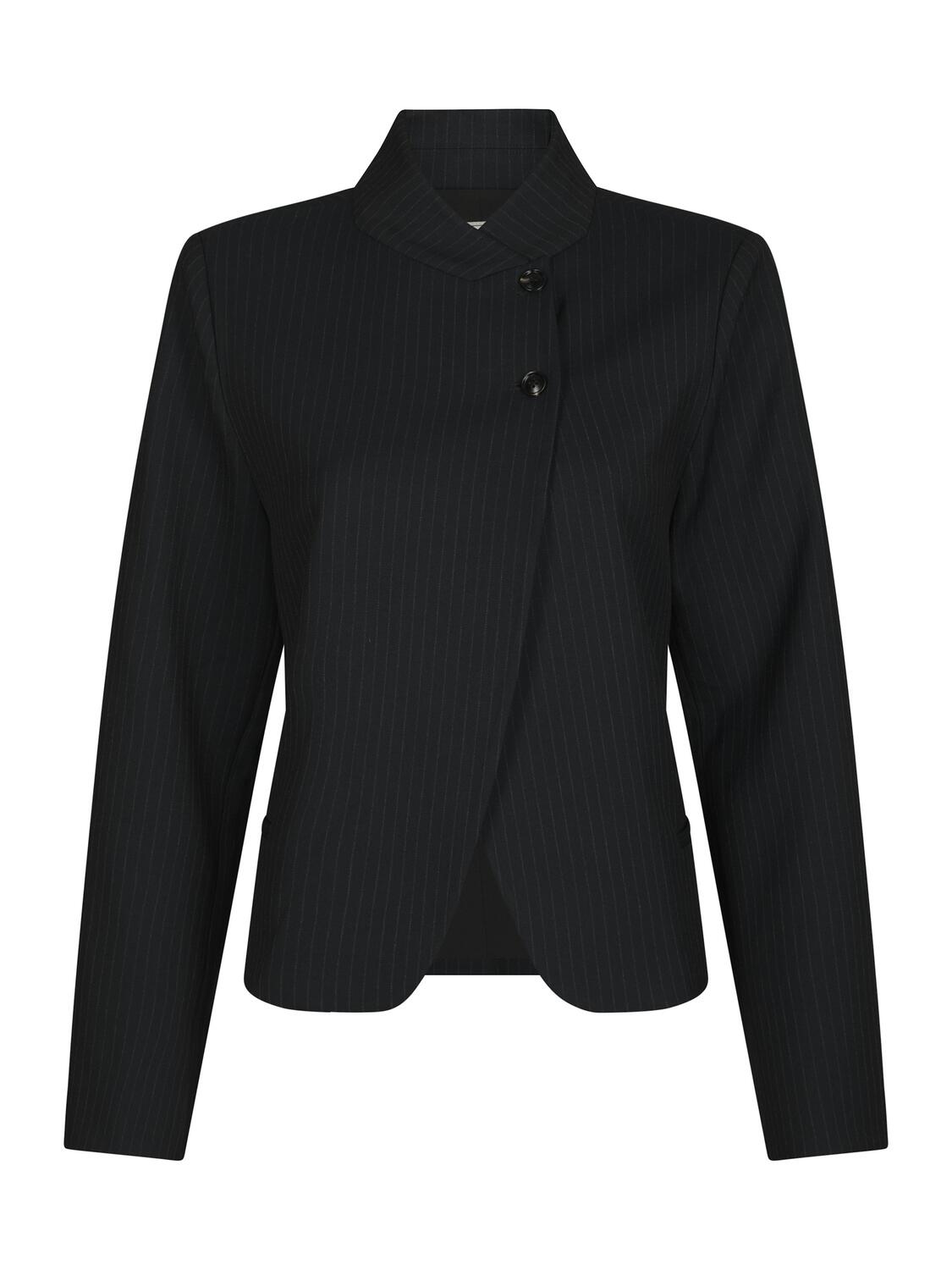 Tiria Slim Pinstripe blazer - Dark Navy